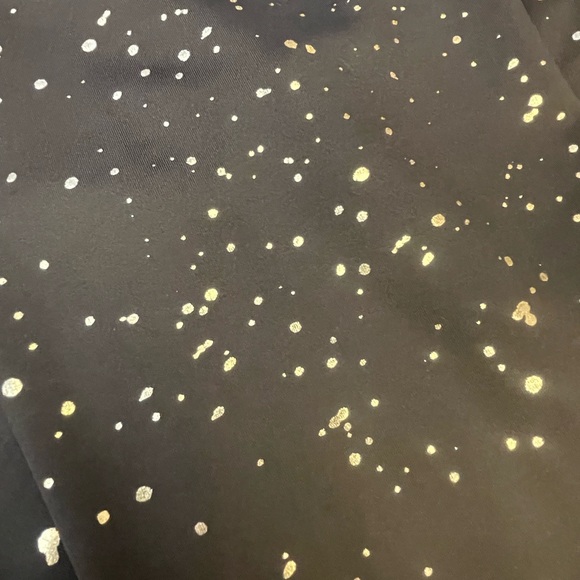 Nine West Black Leggings with Gold Speckles - Picture 4 of 6